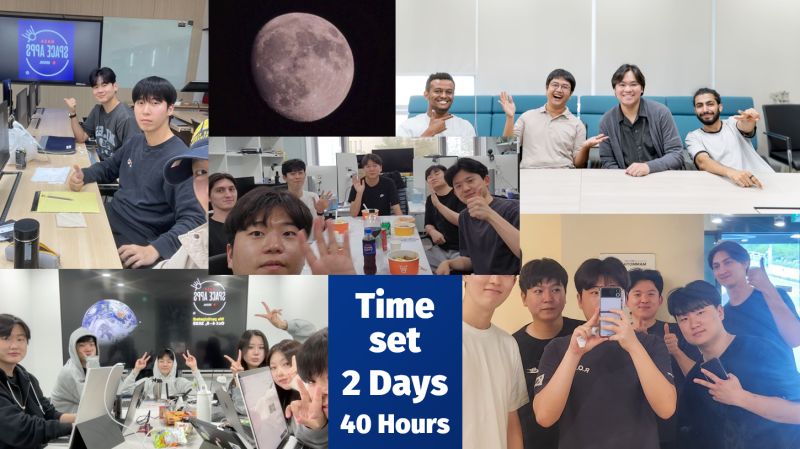 NASA Space Apps Seoul participants collaborating in 2025